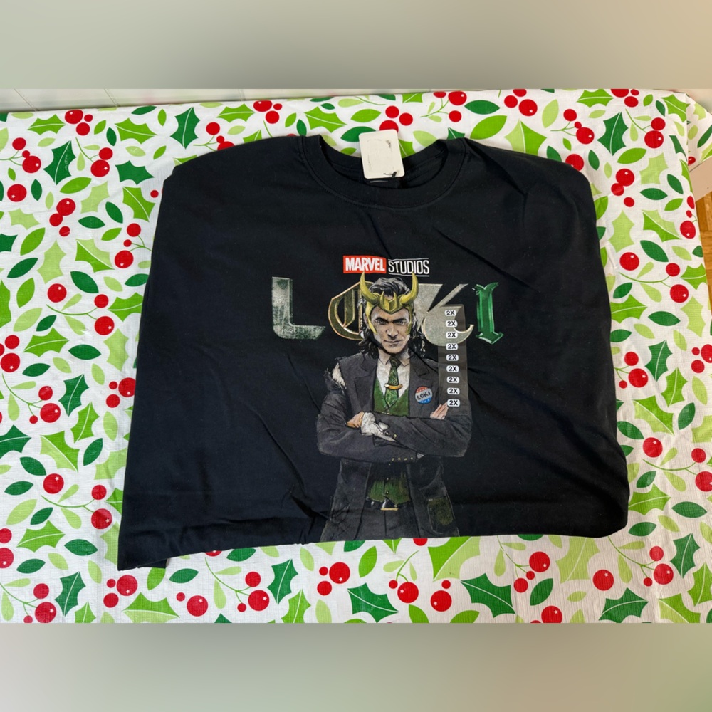 NWT Men’s President Loki Marvel T-Shirt (XXL)